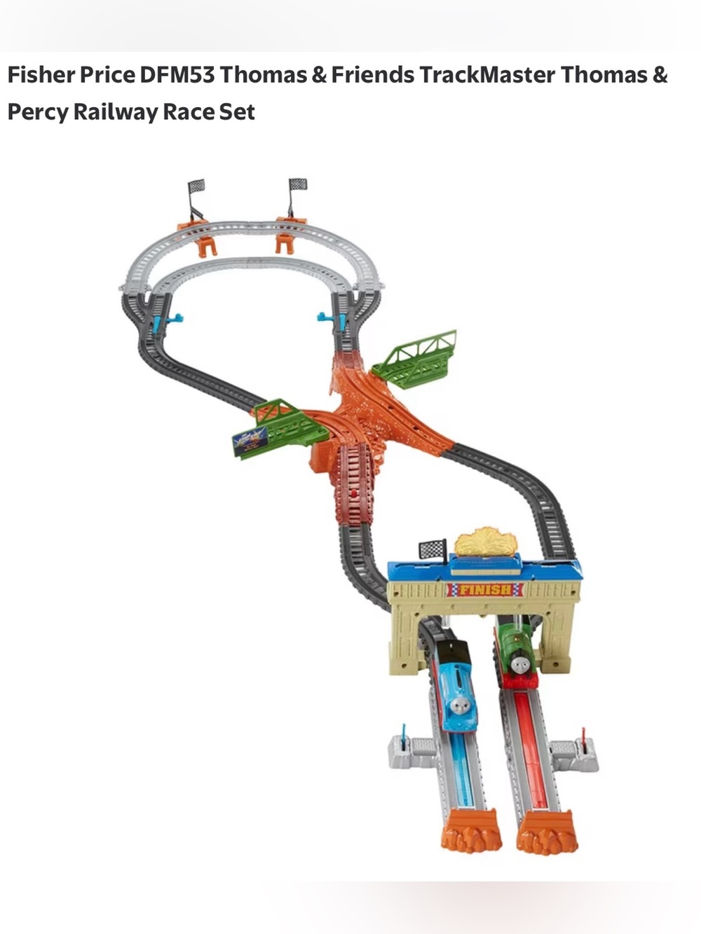 Thomas & Friends TrackMaster Railway Race Set Complete Thomas Percy 2016